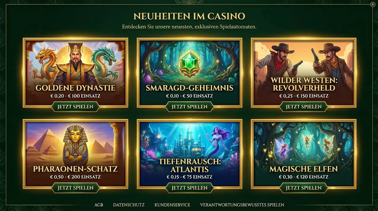 Neuheiten & Jackpots im Bethall