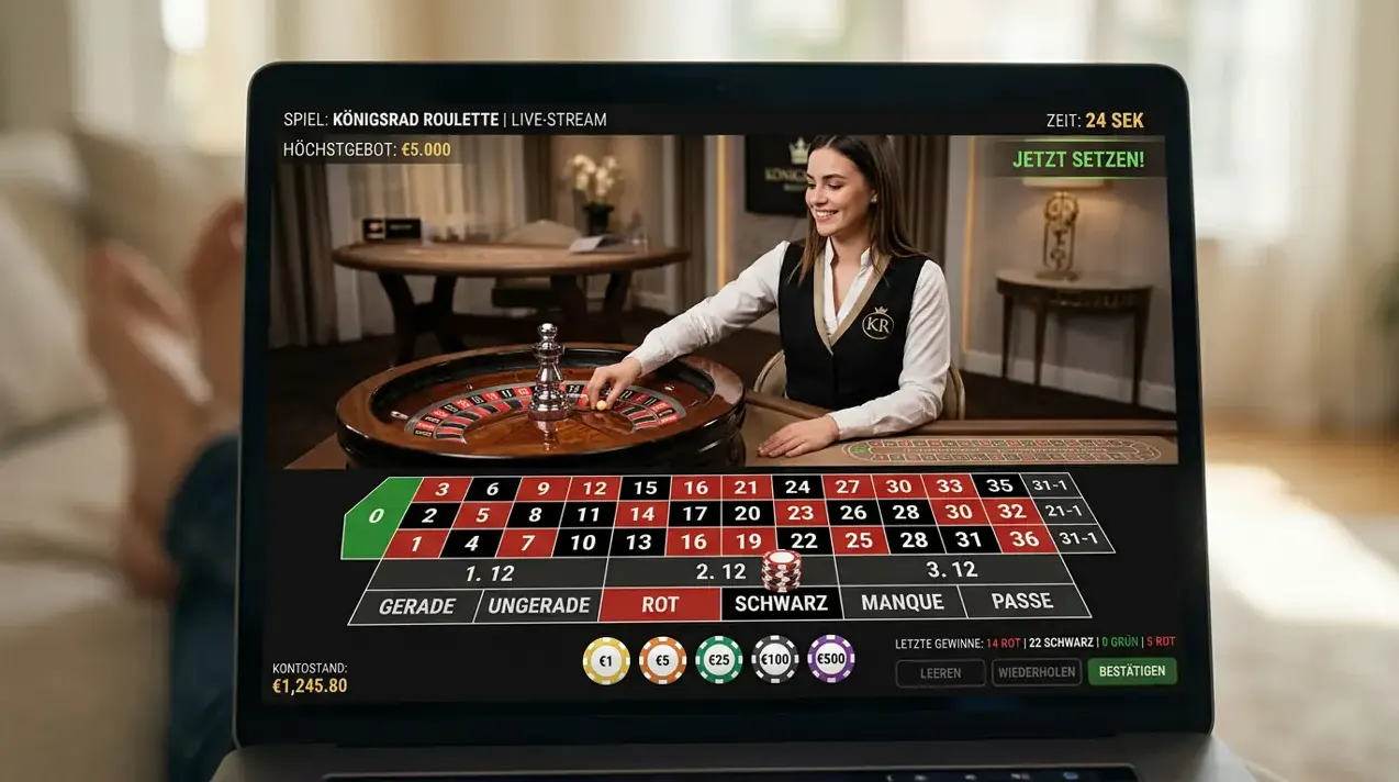 Live-Casino — Auswahl bei Bethall